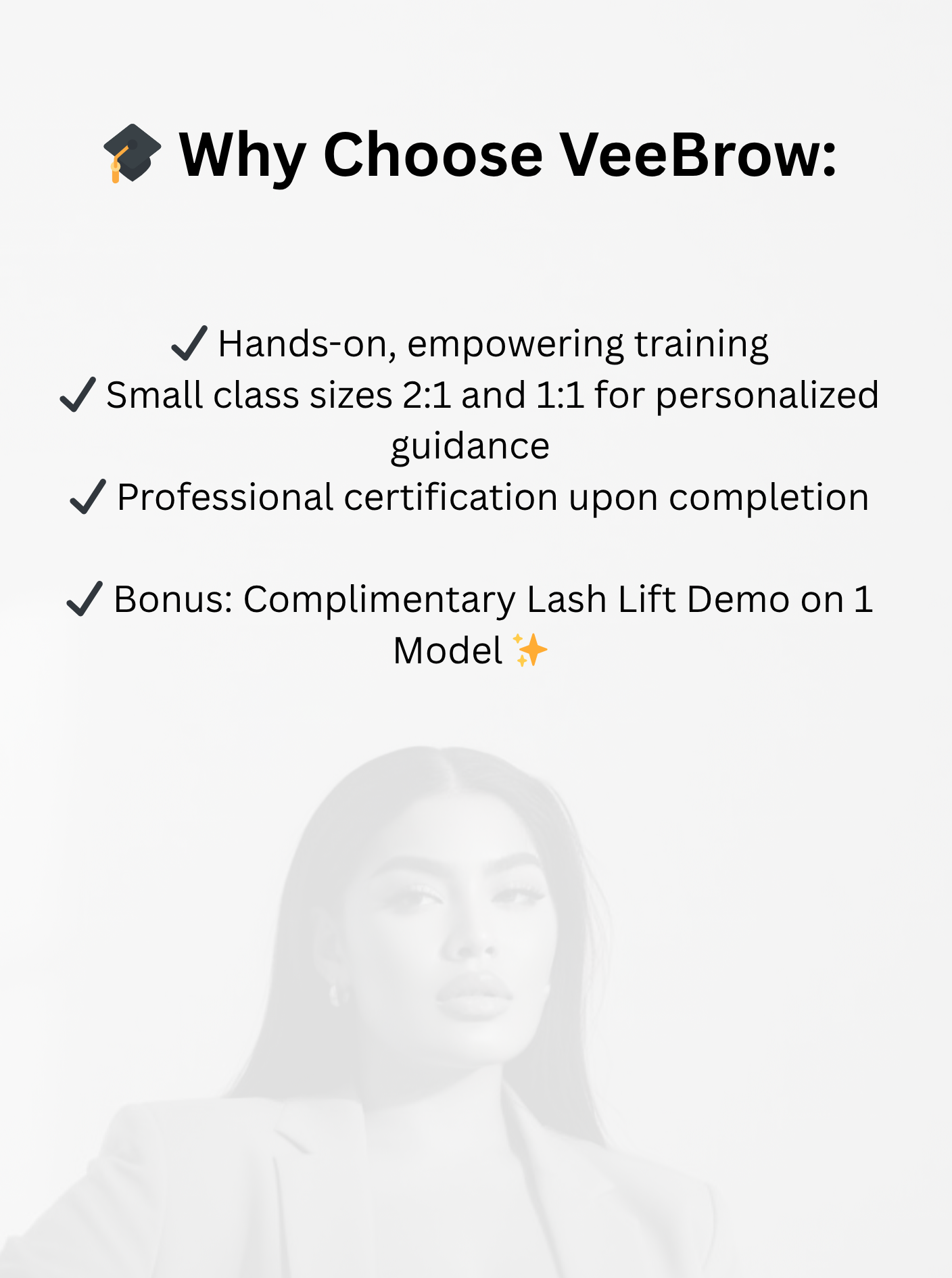 2 Day Shape & Tint Course $1,400